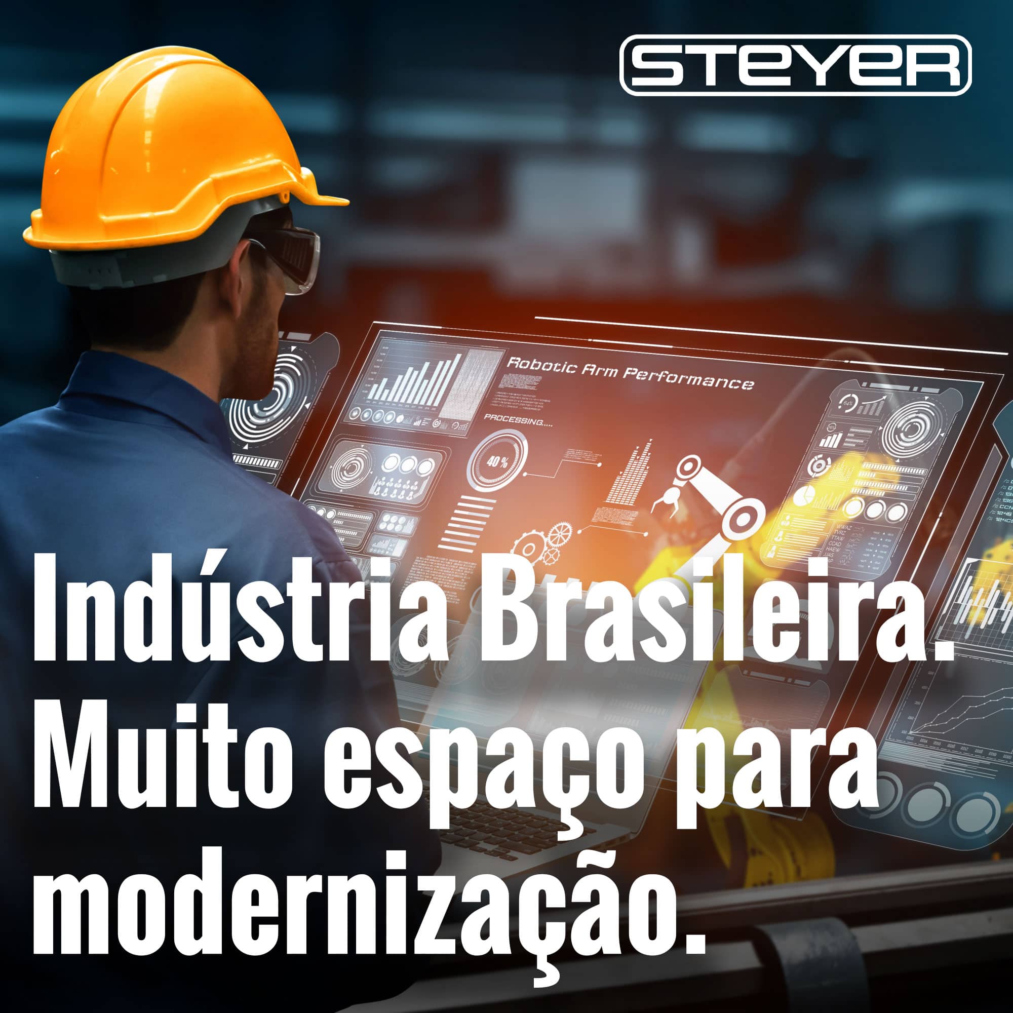 Industria brasileira. Muito espaço para modernização.